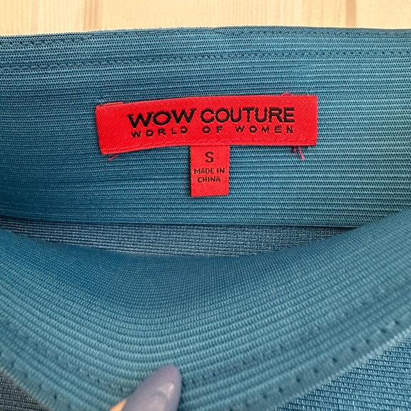 Cobalt blue bandage skirt - Picture 2 of 4